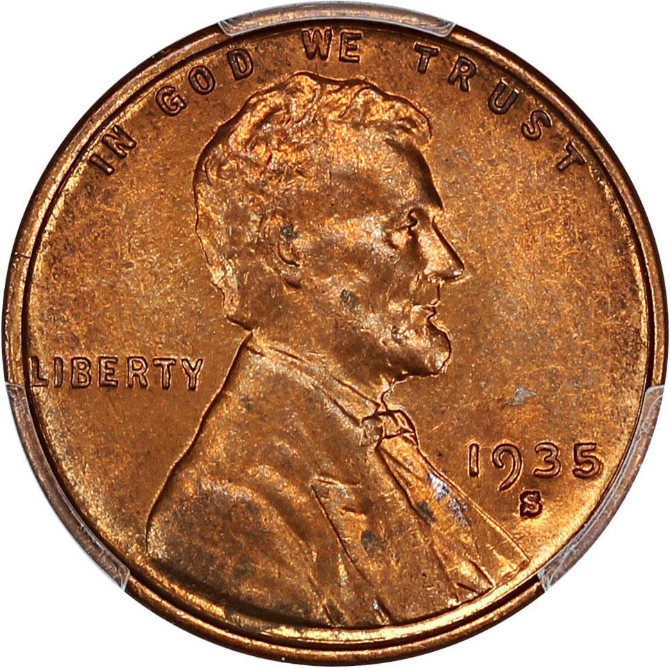 1473500 1935'S' RB Lincoln Cent.
