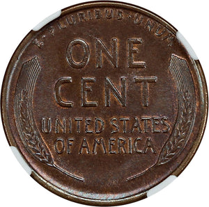 1470400 1919'D' BN Lincoln Cent.  NGC MS64 BN.