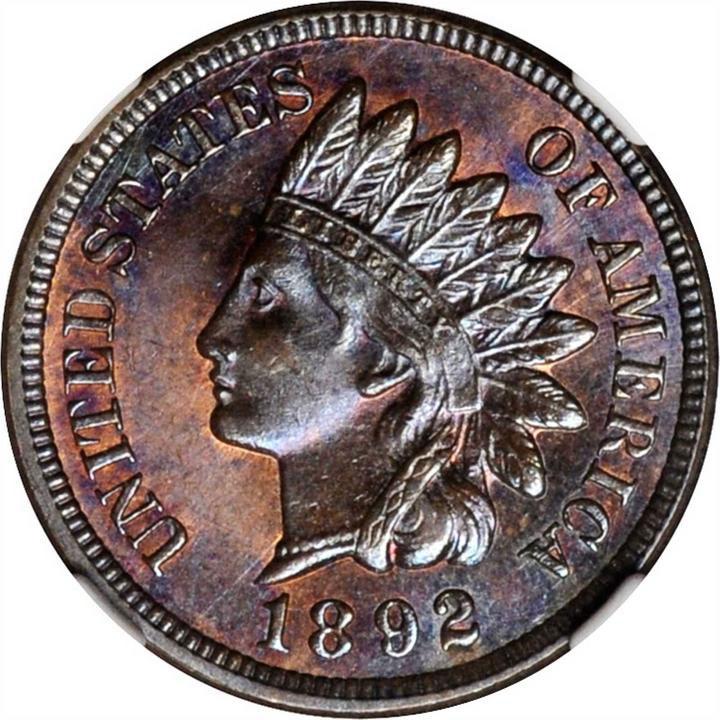 1464400 1892  Indian Head Cent.