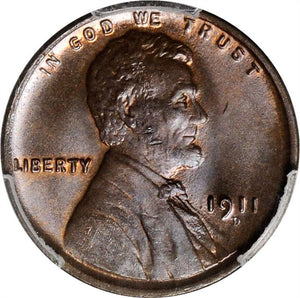 1466600 1911'D' BN Lincoln Cent.