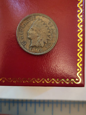 1464500 1892  Indian Head Cent.  MS63 BN.