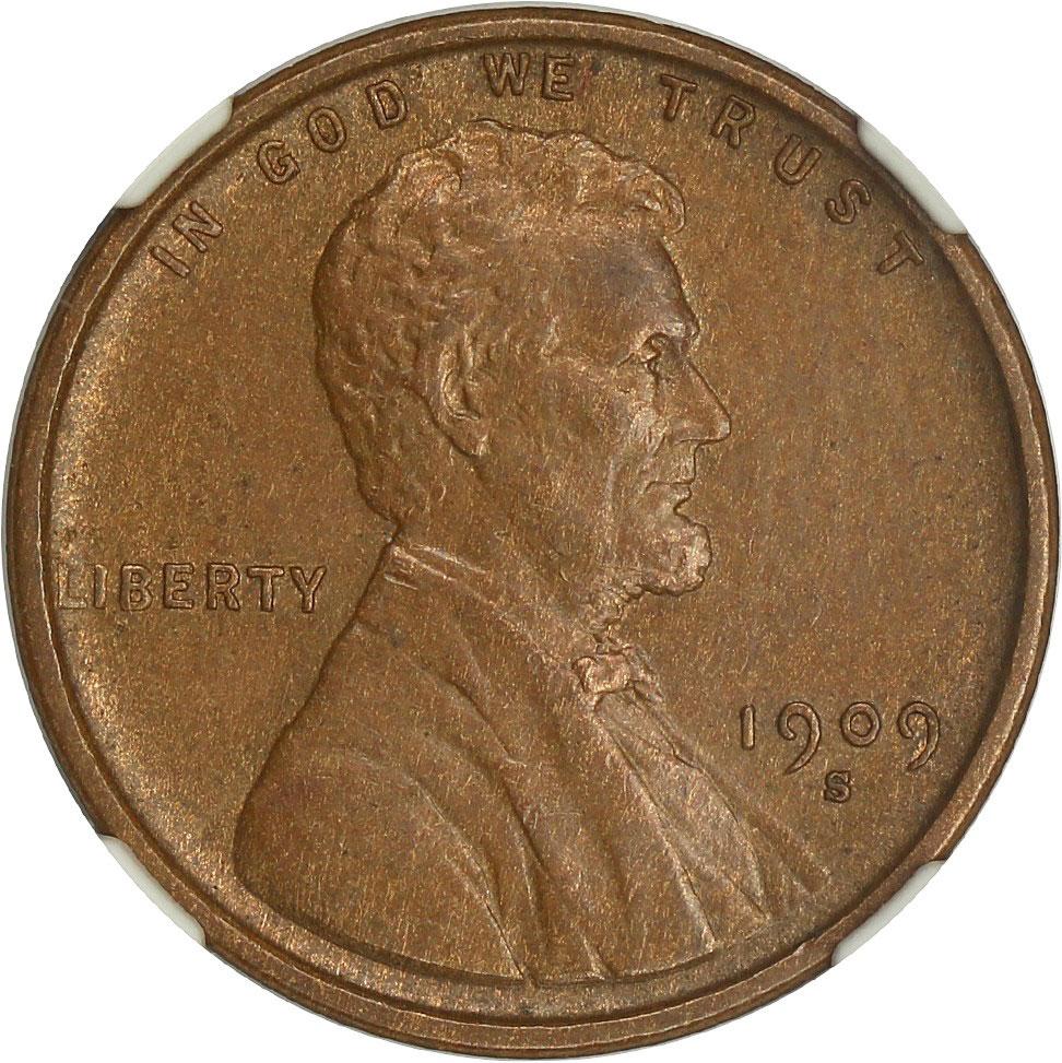 1465600 1909'S' Lincoln Cent.