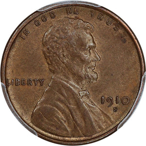 1466300 1910'S' Lincoln Cent.