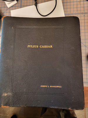 1451900 1952 Shakespeare.  Julius Caesar.  Presentation Binder.