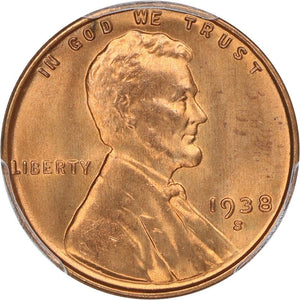1474600 1938'S' Lincoln Cent.