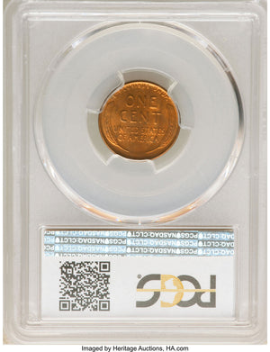 1472800 1931'S' Lincoln Cent.  MS64 RB PCGS.