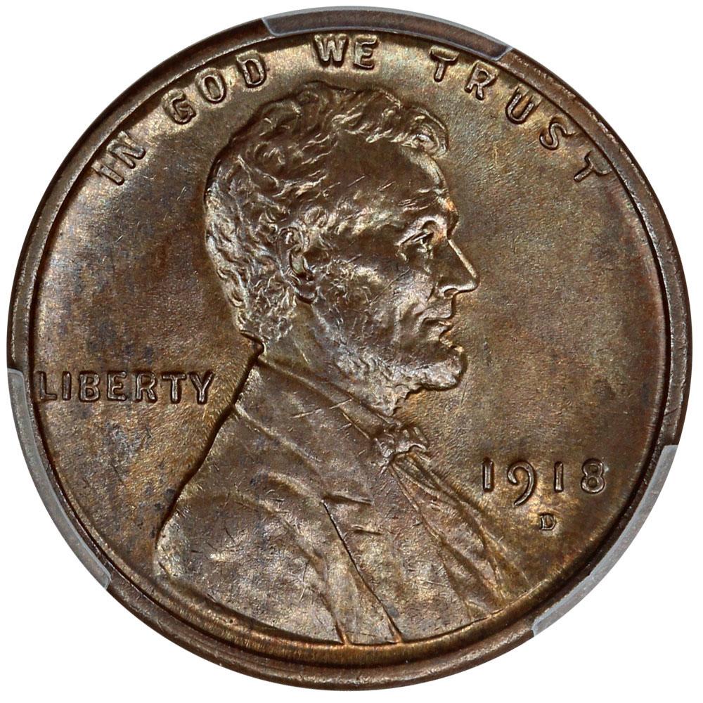 1469700 1918'D' Lincoln Cent.