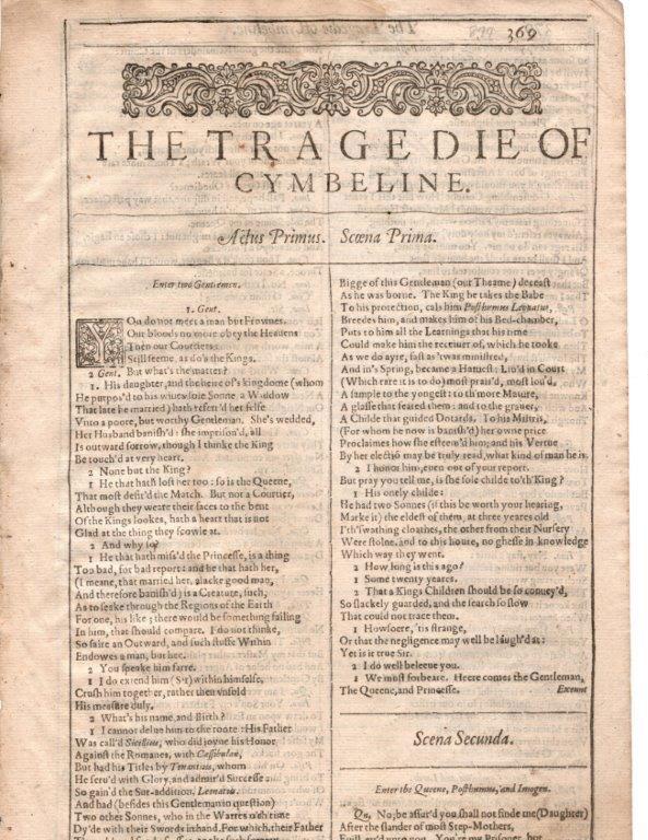 1439900 1623 Shakespeare