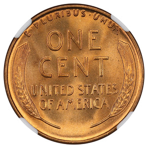 1474300 1938'D' Lincoln Cent.  NGC MS67 RD.
