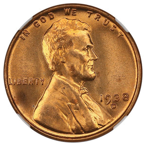 1474300 1938'D' Lincoln Cent.