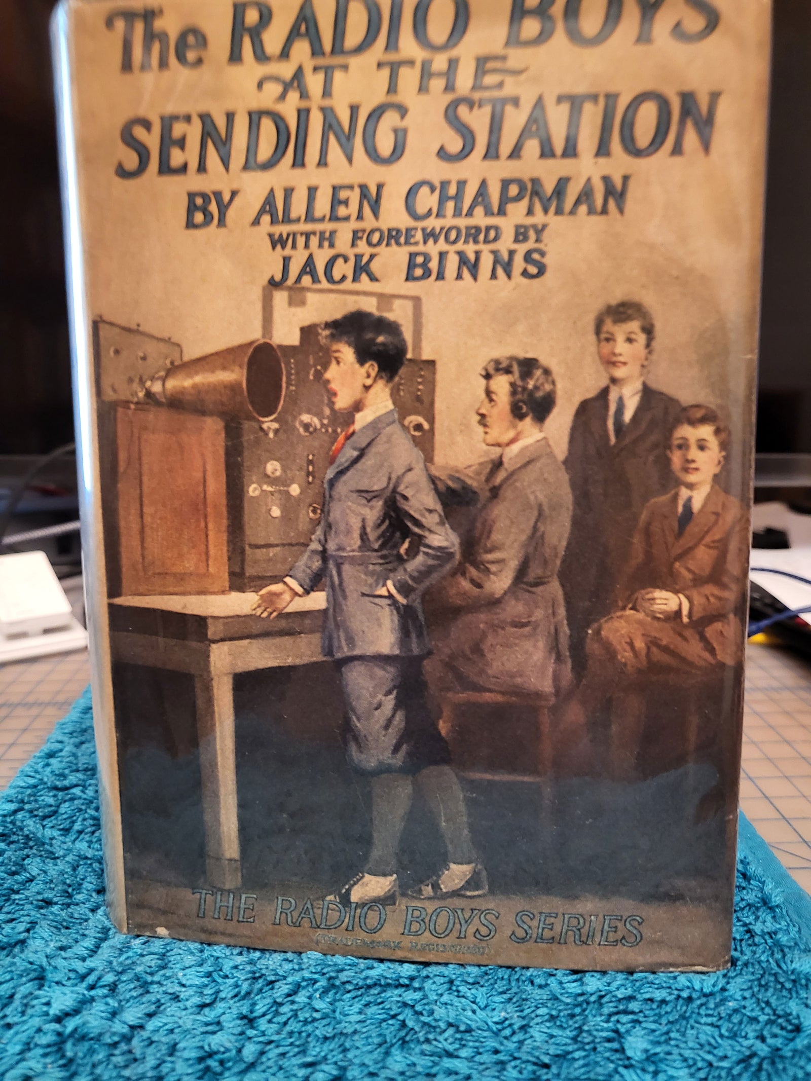 1453100 1922 Books.  Radio Boys at the Sending Station.
