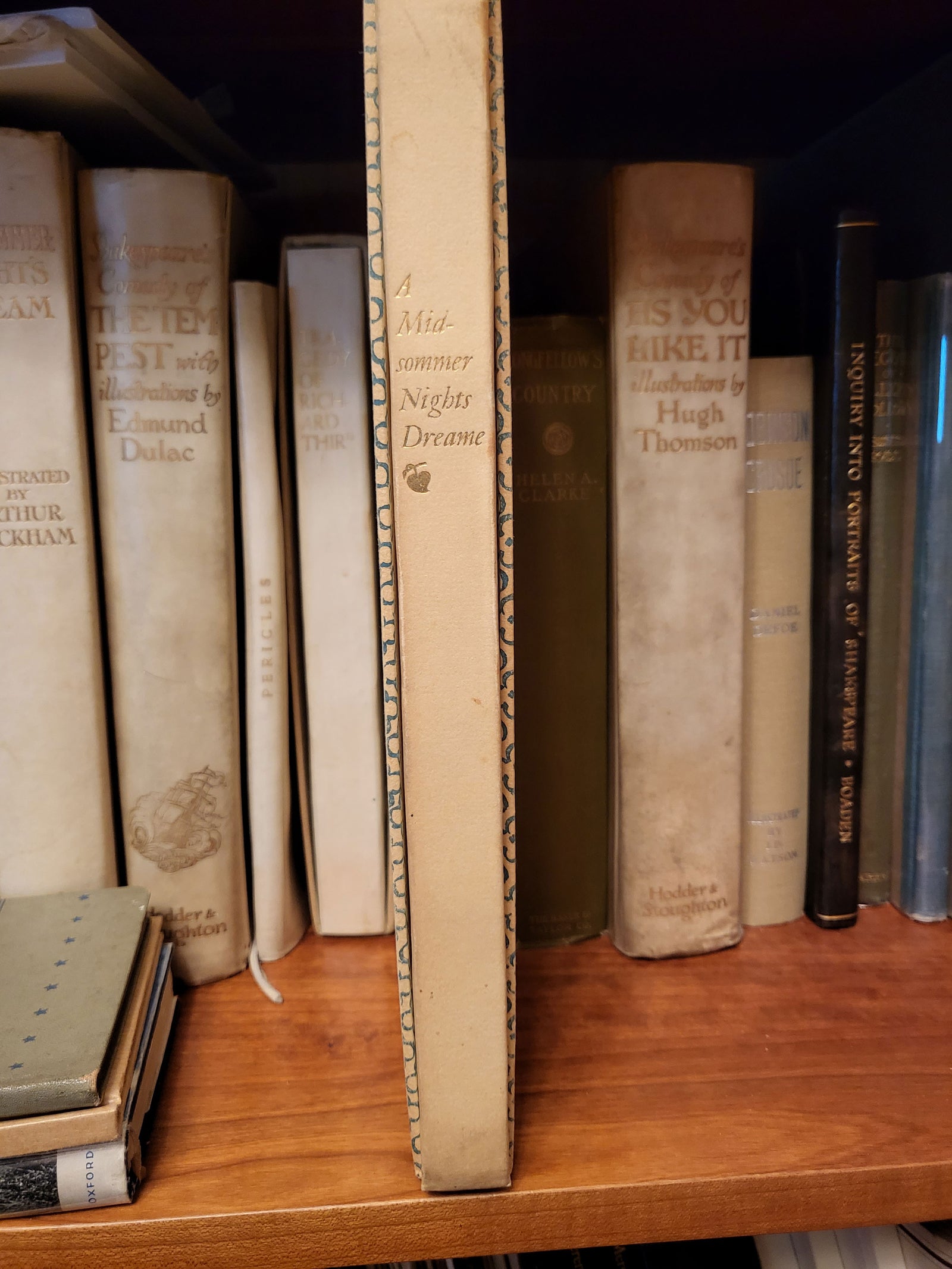 1452200 1955 Shakespeare.  Midsummer Night's Dream.   Grabhorn Press.