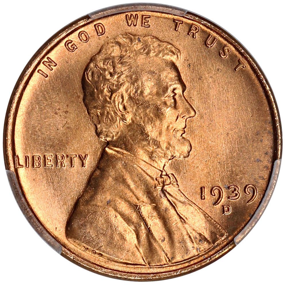 1474900 1939'D' Lincoln Cent.