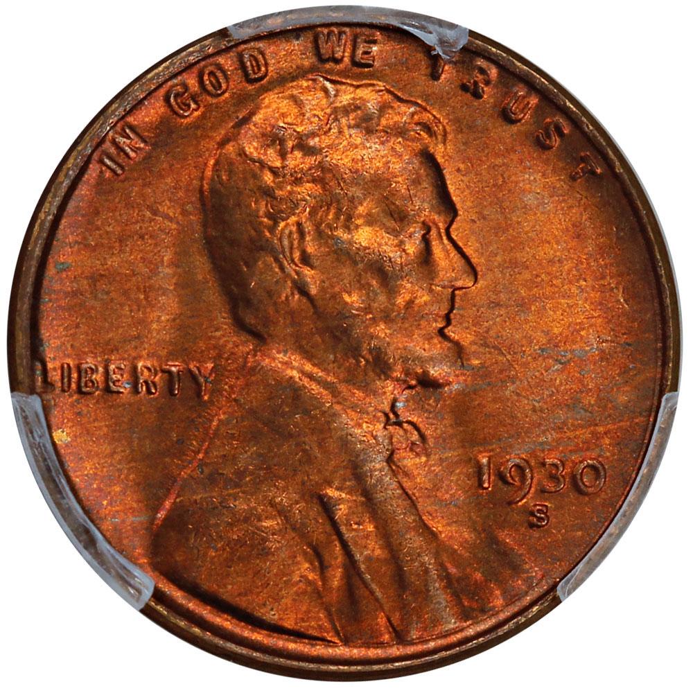 1472100 1930'S' Lincoln Cent.
