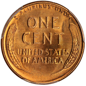 1475000 1939'S' Lincoln Cent.  PCGS MS67 RD.