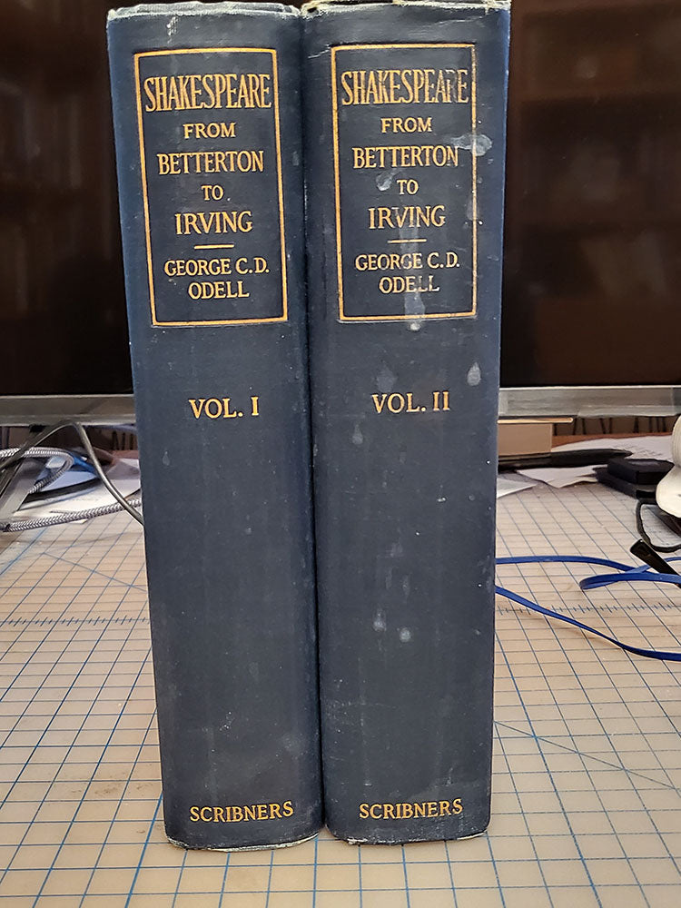 1450400 1920 Shakespeare.  From Betterton to Irving.  O'Dell.