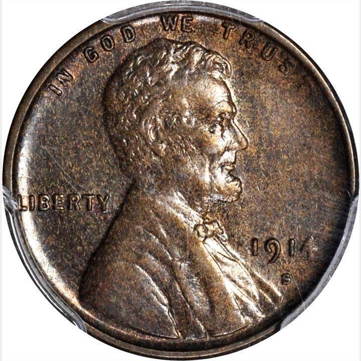1468200 1914'S' Lincoln Cent.