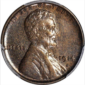 1468200 1914'S' Lincoln Cent.