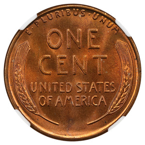 1476800 1942'S' Lincoln Cent.  NGC MS67 RD.