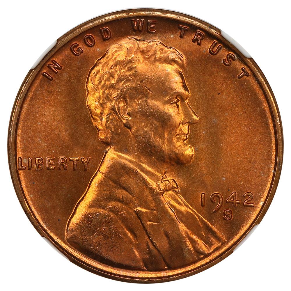 1476800 1942'S' Lincoln Cent.