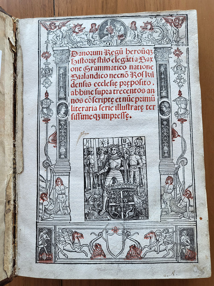 1437459  1514 (editio princeps) of Saxo Grammaticus - Source of Shakespeare's Hamlet