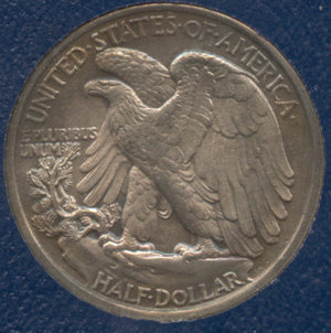 1488300 1916  Liberty Walking Half Dollar.  Choice BU (Raw).