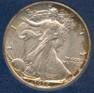 1488500 1917  Liberty Walking Half Dollar.