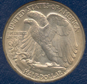 1489000 1938  Liberty Walking Half Dollar.  MS65.