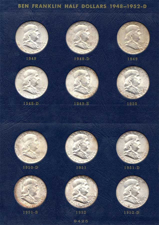 1491100 1948  Franklin Half Dollar.