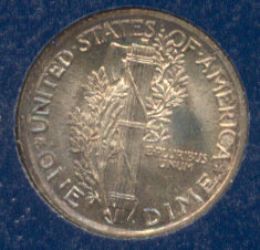 1484700 1916  Mercury Dime.  Gem BU (raw)