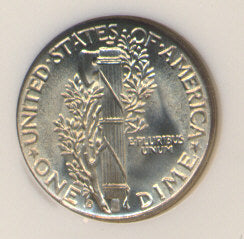 1486200 1942'D' Mercury Dime.   ICG MS67.