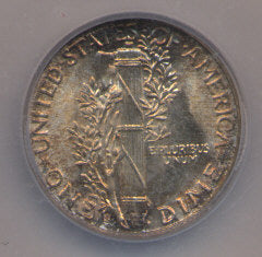 1486600 1944'S' Mercury Dime.  ICG MS67  FB.