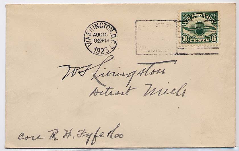 1511100 United States Covers Airmail (Scott C4)