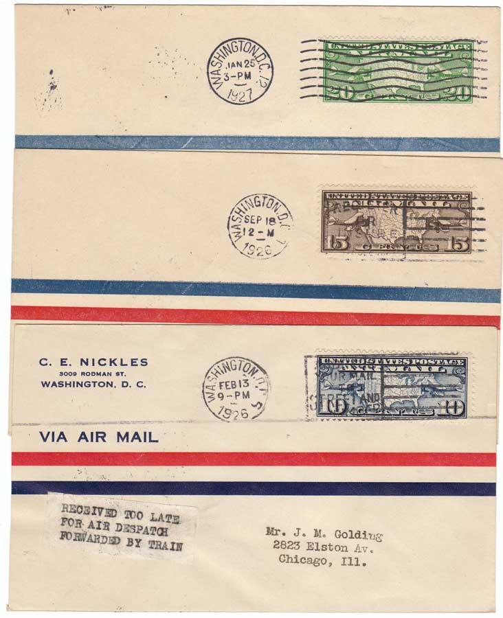 1511700 United States Covers Airmail (Scott C7)