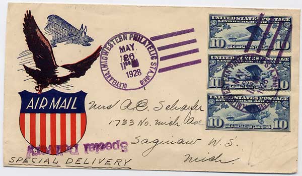 1512100 United States Covers Airmail (Scott C10a)