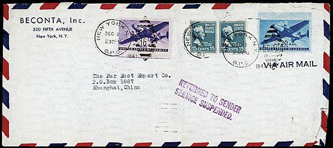 1510200 United States Covers Airmail