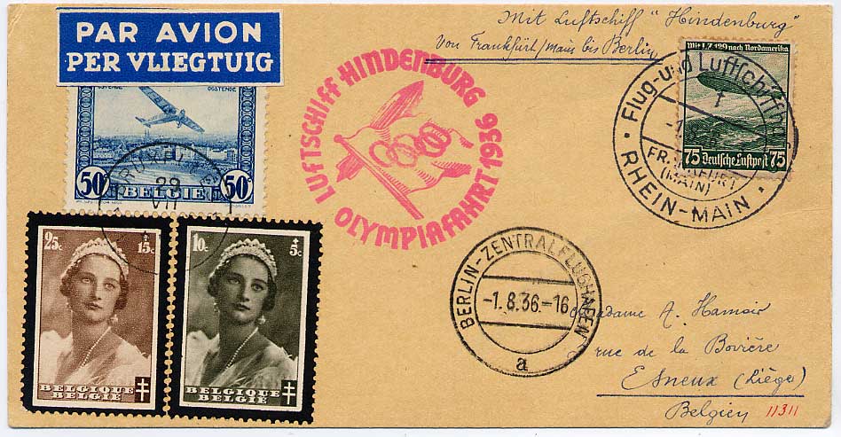 1525600 Foreign Covers Airmail