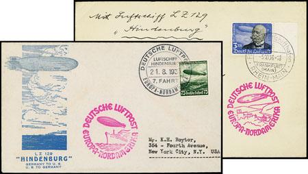 1525500 Foreign Covers Airmail