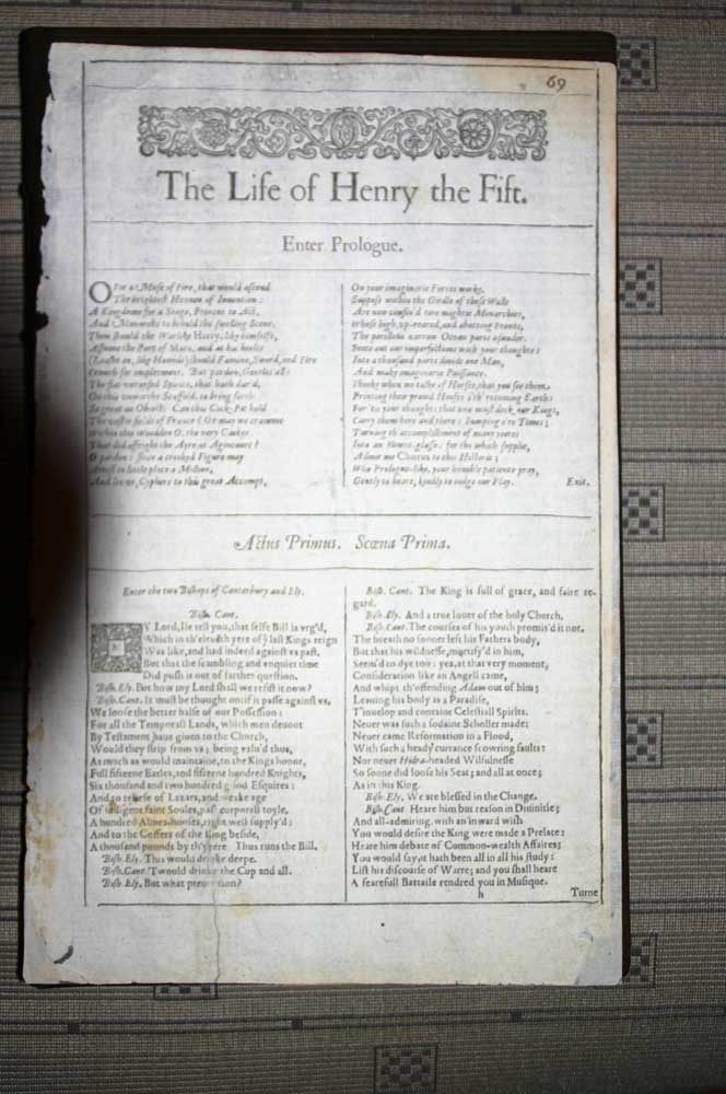 1439100 1623 Shakespeare