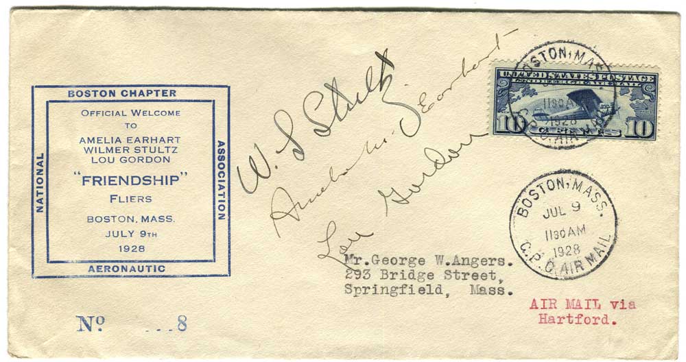 1514100 United States Covers Amelia Earhart (Scott c10)