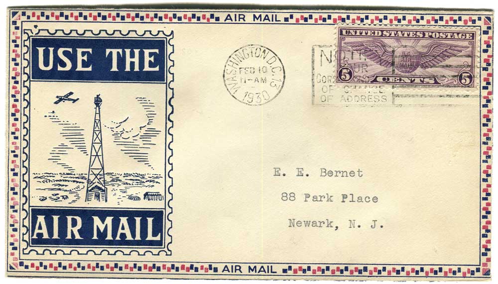 1513100 United States Covers Airmail (Scott c12)
