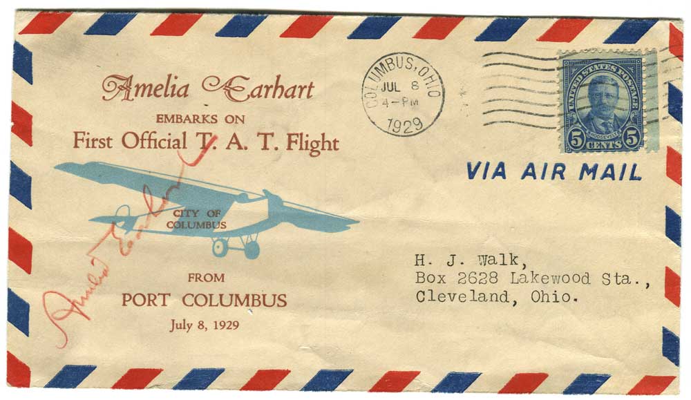 1513400 United States Covers Amelia Earhart