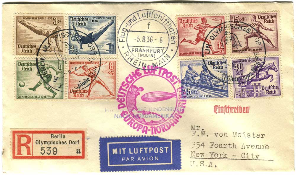 1525800 Foreign Covers Airmail