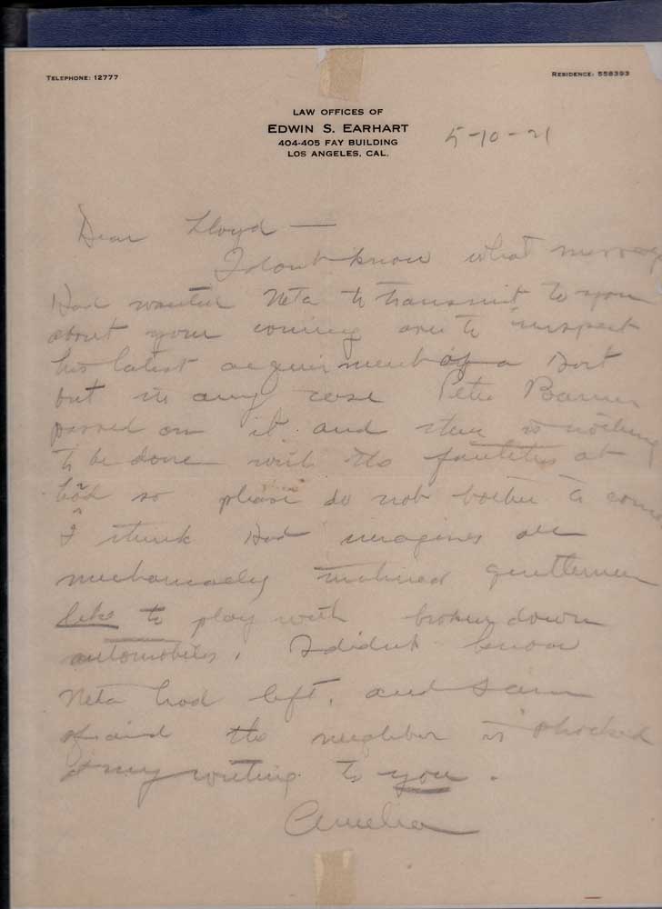 1460500 1921 Amelia Earhart
