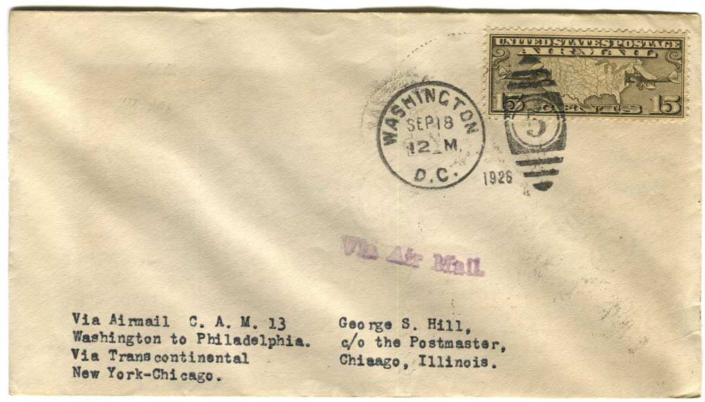 1511900 United States Covers Airmail (Scott c8)