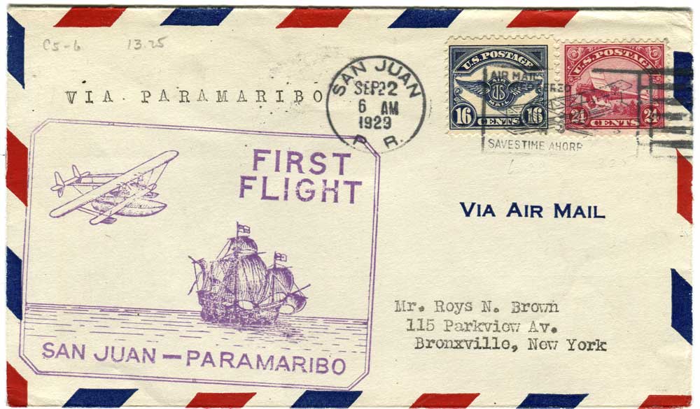 1511600 United States Covers Airmail (Scott c6)