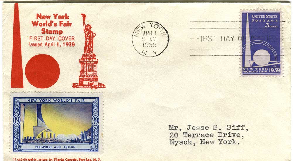 1517600 United States Covers Worlds Fair (Scott 853)