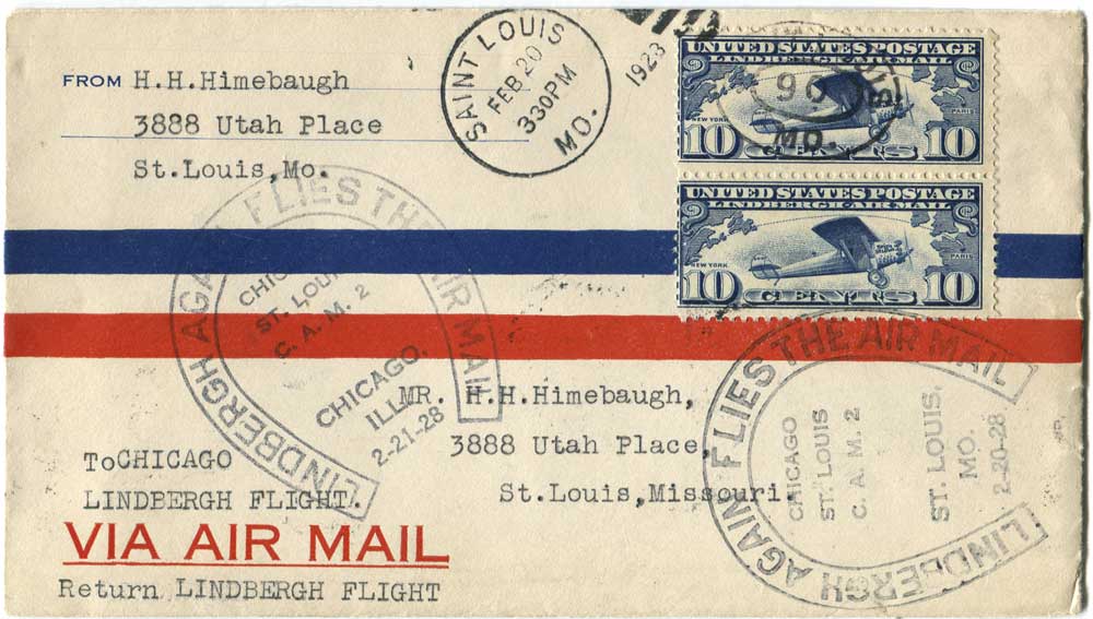1514200 United States Covers Lindbergh (Scott c10)
