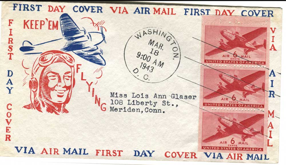 1480000 United States Covers Airmail (Scott c25a)