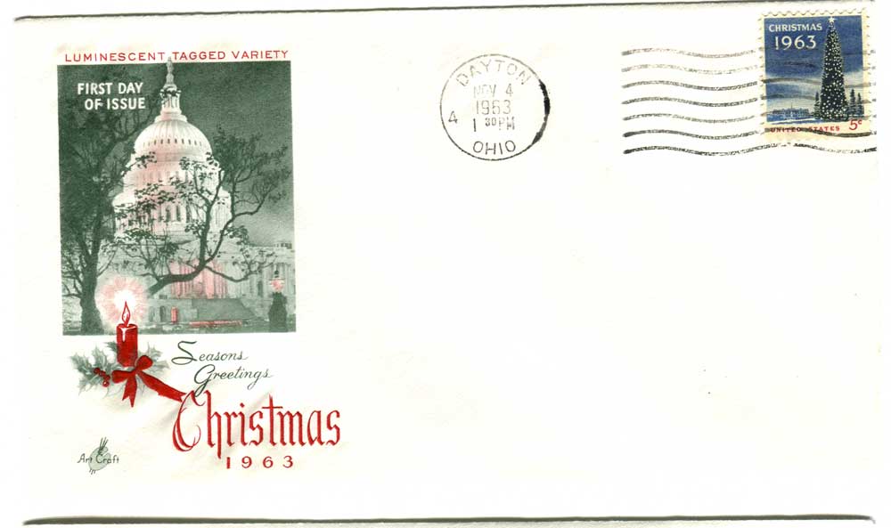 1520400 United States Covers Christmas (Scott 1240A)